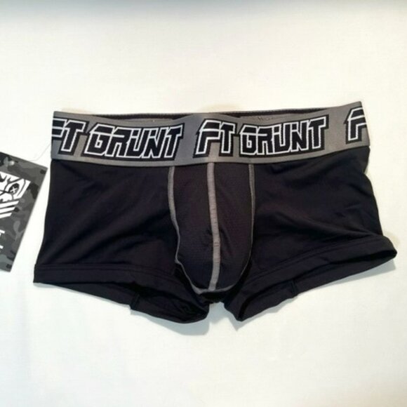 FORT TROFF "Grunt" Corp Size "M" Mesh Boxer Jock - Black/Gray/White (57-112) - Picture 10 of 10